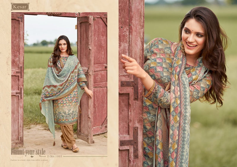 Kesar Aarambh Pashmina With Fancy Work Stylish Designer Festive Wear Salwar Kameez