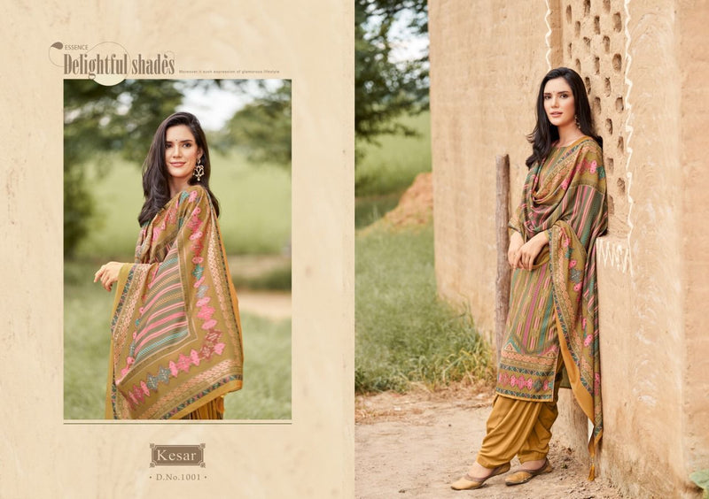 Kesar Aarambh Pashmina With Fancy Work Stylish Designer Festive Wear Salwar Kameez