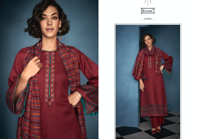 Kesar Afsana Pashmina With Heavy Beautiful Work Stylish Designer Party Wear Salwar Kameez