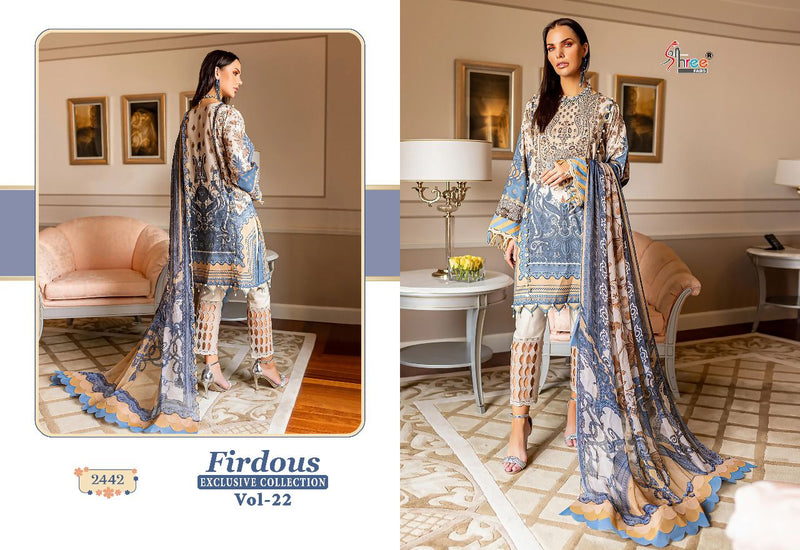 Shree Fabs Fridous Collection Vol 22 Chiffon With Heavy Embroidery Work Stylish Designer Pakistani Salwar Kameez