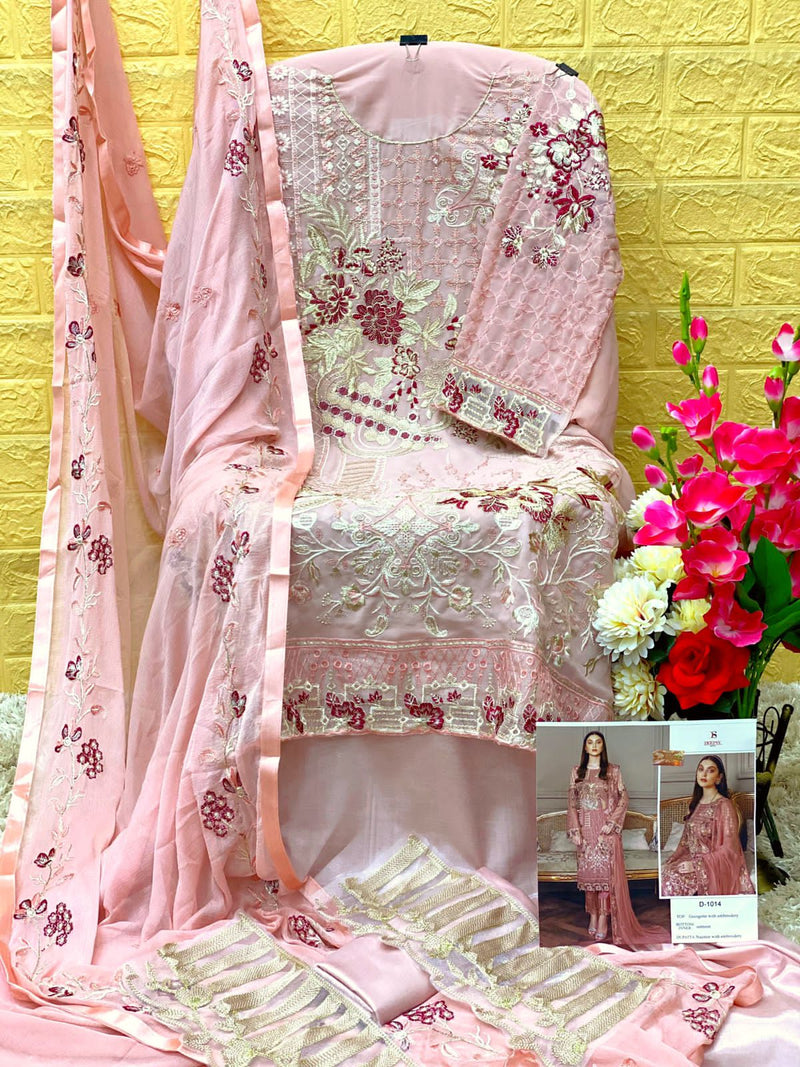 Deepsy Suit Dno 1014 Georgette With Heavy Beautiful Embroidery Work Stylish Designer Pakistani Salwar Kameez
