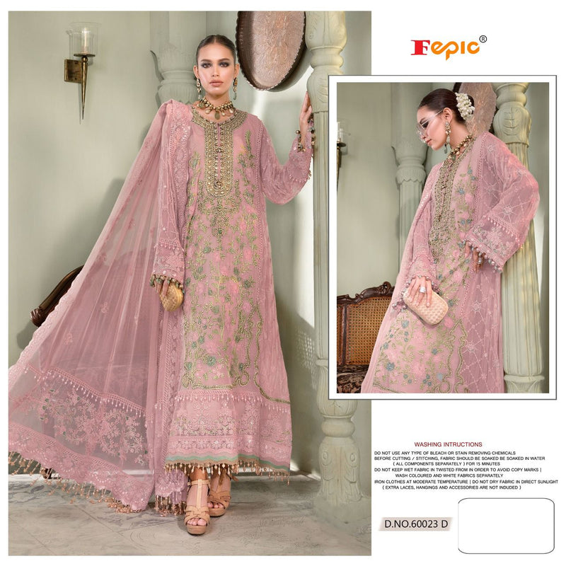 Fepic Rosemeen 60023 D Georgette With Beautiful Heavy Embroidery Work Stylish Designer Festive Wear Salwar Kameez