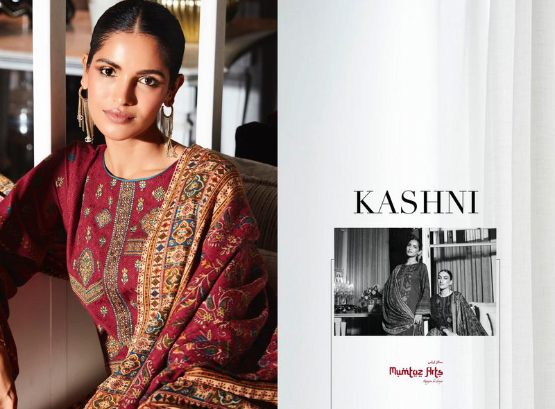 Mumtaz Arts Kashni Edition Vol 1 Pashmina With Neck Embroidery Work Stylish Designer Casual Wear Salwar Kameez