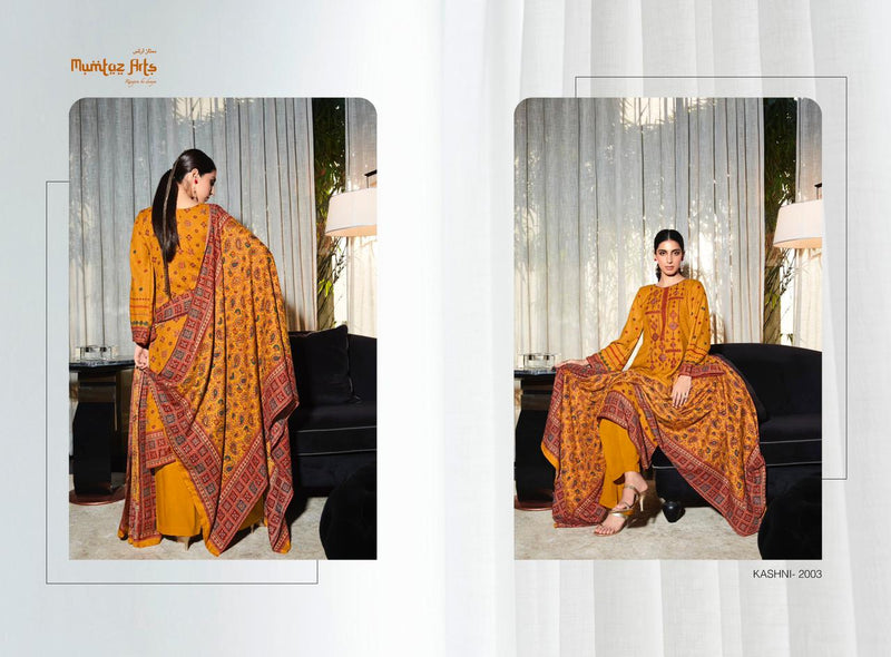 Mumtaz Arts Kashni Edition Vol 1 Pashmina With Neck Embroidery Work Stylish Designer Casual Wear Salwar Kameez