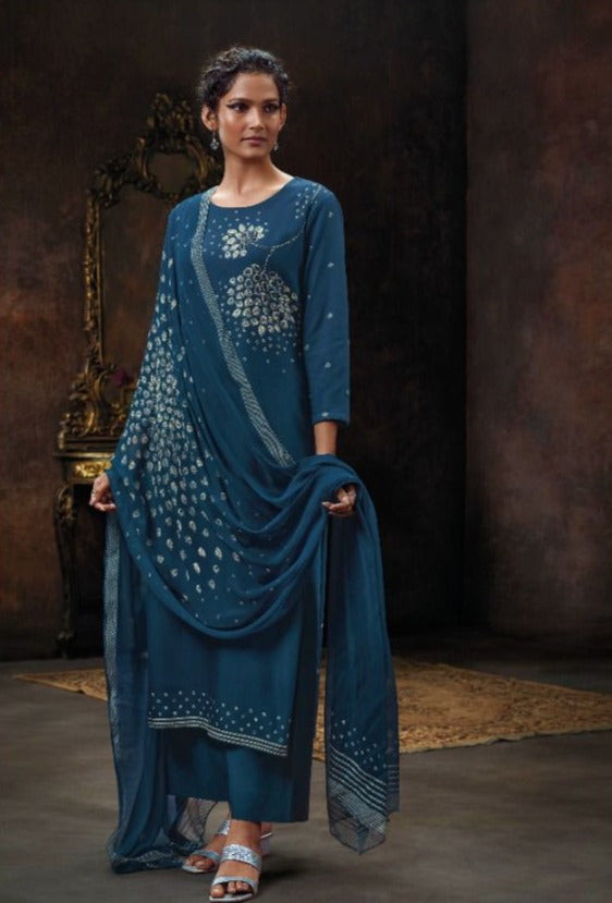 Ganga Dno 1265 To 1270 Pashmina With Beautiful Work Stylish Designer Casual Look Salwar Kameez