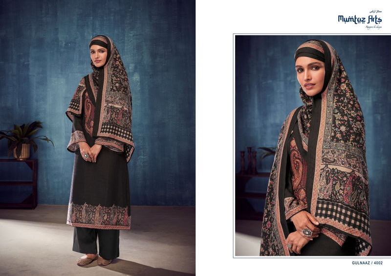 Mumtaz Arts Gulnaaz Pashmina With Heavy Neck Embroidery Work Stylish Designer Festive Wear Salwar Kameez