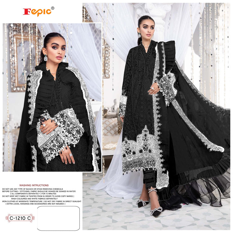 Fepic Rosemeen Dno 1210 C Georgette With Heavy Embroidery Work Stylish Designer Party Wear Salwar Kameez