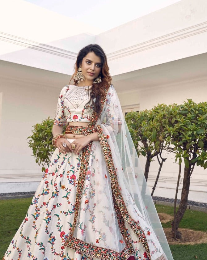 Shubhkala Guldasta 1911 Net With Heavy Beautiful Embroidery Work Stylish Designer Wedding Look Lehenga Choli