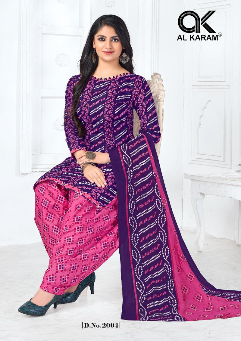 Al Karam Amber Patiyala Vol 2 Pure Cotton With Fancy Work Stylish Designer Casual Wear Salwar Suit