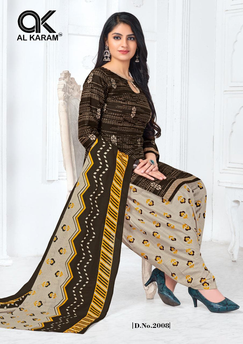 Al Karam Amber Patiyala Vol 2 Pure Cotton With Fancy Work Stylish Designer Casual Wear Salwar Suit