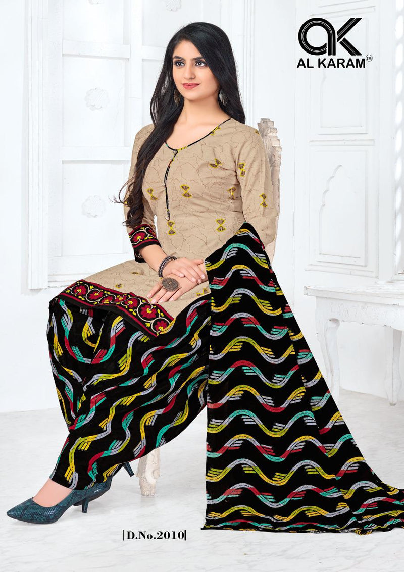 Al Karam Amber Patiyala Vol 2 Pure Cotton With Fancy Work Stylish Designer Casual Wear Salwar Suit