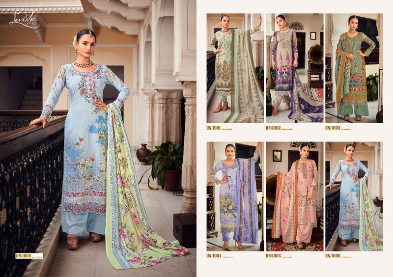 Levisha Mahefuz Pure Cotton With Heavy Embroidery Work Stylish Designer Pakistani Salwar Kameez