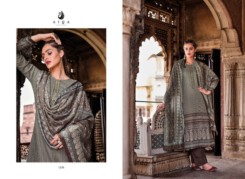 Aiqa Lifestyle Raika Pashmina With Beautiful Work Stylish Designer Pakistani Salwar Kameez
