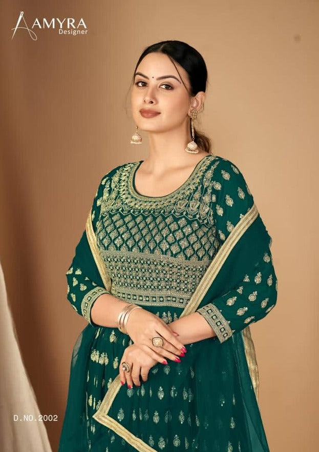 Aamyra Nayra Vol 02 Georgette With Heavy Embroidery Work Stylish Designer Festive Wear Long Gown
