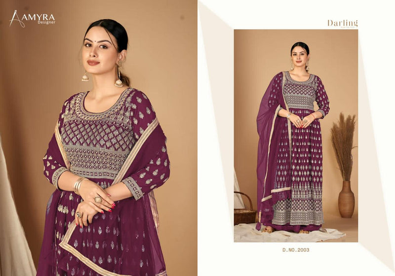 Aamyra Nayra Vol 02 Georgette With Heavy Embroidery Work Stylish Designer Festive Wear Long Gown