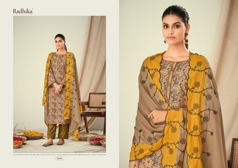 Radhika Fashion Bulbul Viscose With Beautiful Work Stylish Designer Casual Look Salwar Kameez
