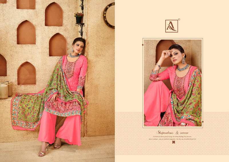Alok Suit Ladlii Vol 2 Pure Cotton With Heavy Fancy Work Stylish Designer Casual Look Salwar Kameez