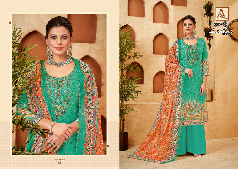 Alok Suit Ladlii Vol 2 Pure Cotton With Heavy Fancy Work Stylish Designer Casual Look Salwar Kameez