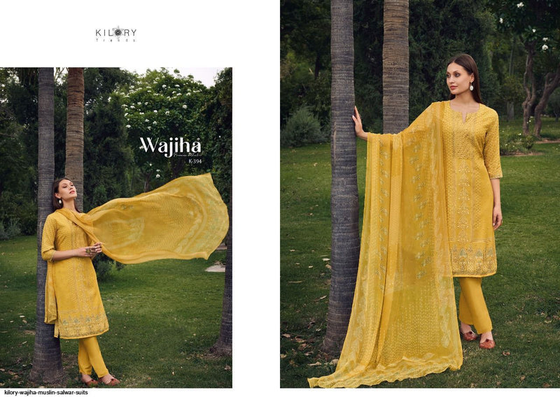Kilory Trends Wajiha Viscose With Fancy Work Stylish Designer Festive Wear Fancy Salwar Kameez