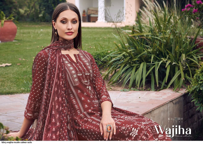 Kilory Trends Wajiha Viscose With Fancy Work Stylish Designer Festive Wear Fancy Salwar Kameez