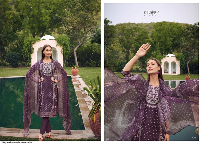 Kilory Trends Wajiha Viscose With Fancy Work Stylish Designer Festive Wear Fancy Salwar Kameez