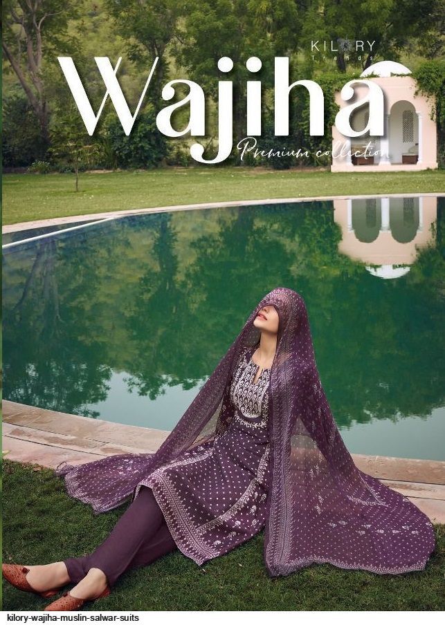 Kilory Trends Wajiha Viscose With Fancy Work Stylish Designer Festive Wear Fancy Salwar Kameez