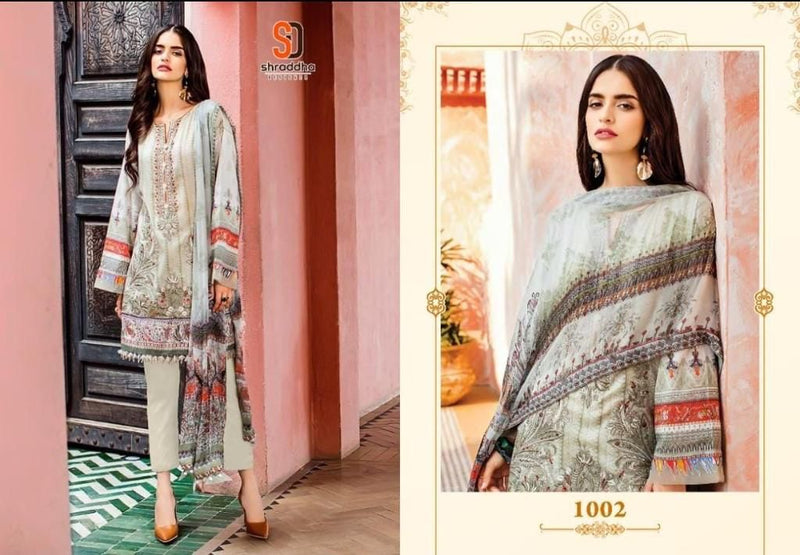 Sharaddha Designs Marjaan Pure Cotton With Beautiful Work Stylish Designer Pakistani Salwar Kameez