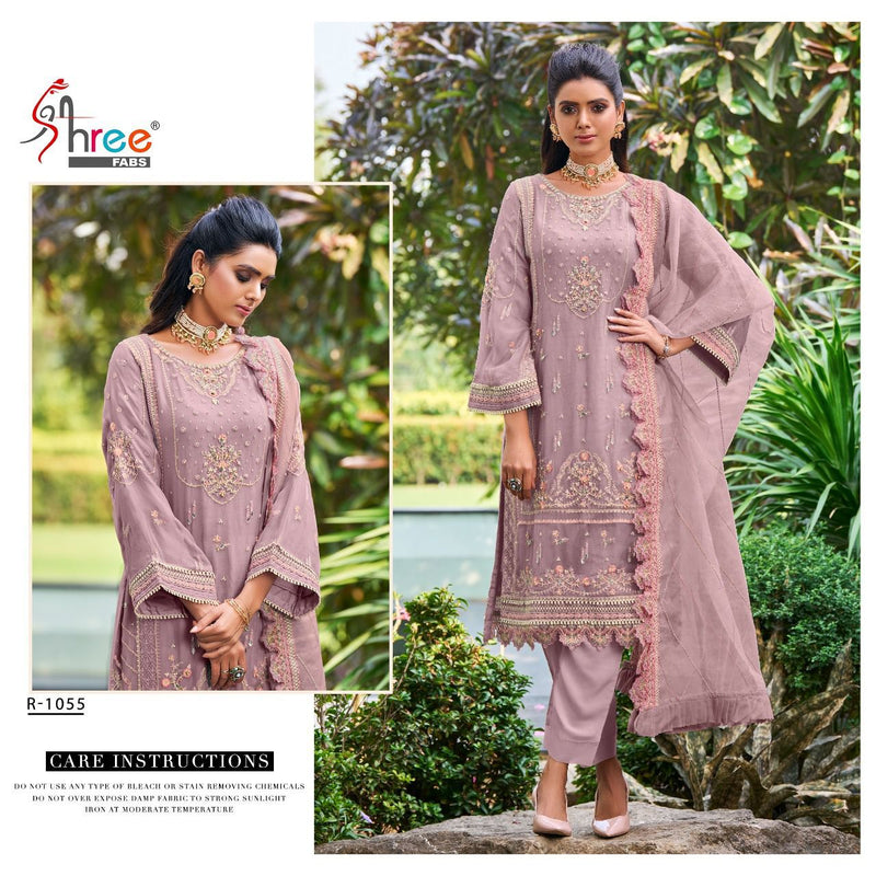 Shree Fabs Dno R 1055 Georgette With Heavy Embroidery Work Stylish Designer Fancy Salwar Kameez