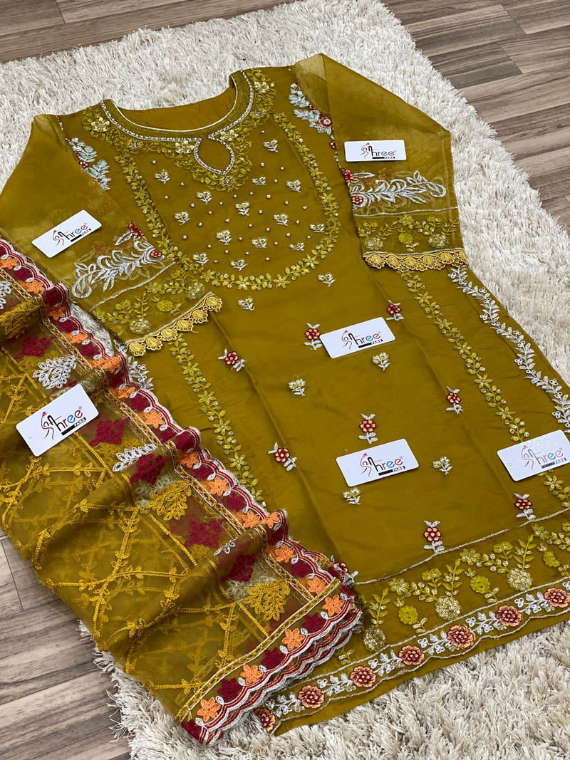Shree Fabs The Famous Dance 01 Organza With Heavy Embroidery Work Stylish Designer Festive Wear Pakistani Salwar Kameez
