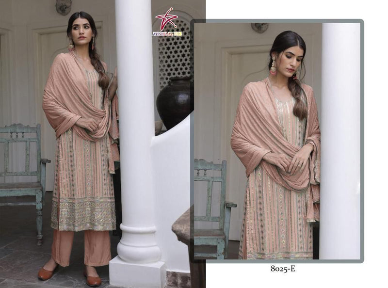 Mishaal Dno 8025 A To F Georgette With Beautiful Work Stylish Designer Festive Wear Fancy Kurti