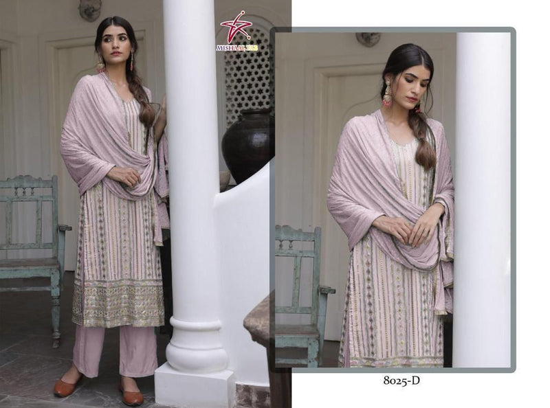 Mishaal Dno 8025 A To F Georgette With Beautiful Work Stylish Designer Festive Wear Fancy Kurti