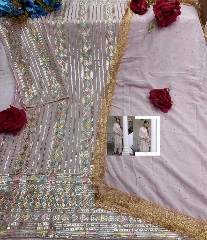 Mishaal Dno 8025 A To F Georgette With Beautiful Work Stylish Designer Festive Wear Fancy Kurti