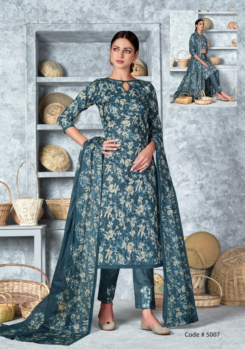 Deepsy Suit Cheveron lawn 3 Pure Cotton With Beautiful Work Stylish Designer Pakistani Salwar Kameez