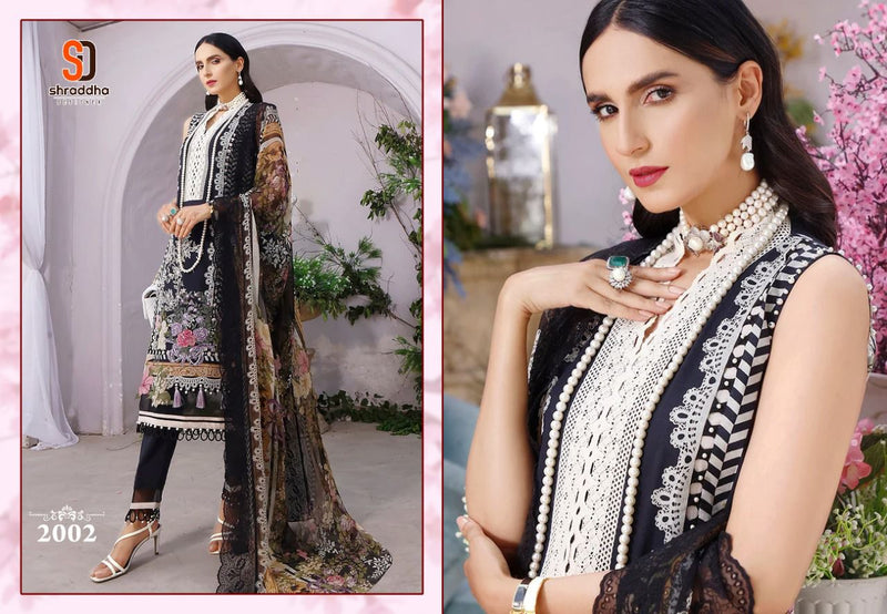 Sharaddha Firdous Lawn Cotton With Heavy Embroidery Work Stylish Designer Party Wear Pakistani Salwar Kameez