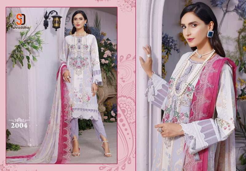 Sharaddha Firdous Lawn Cotton With Heavy Embroidery Work Stylish Designer Party Wear Pakistani Salwar Kameez