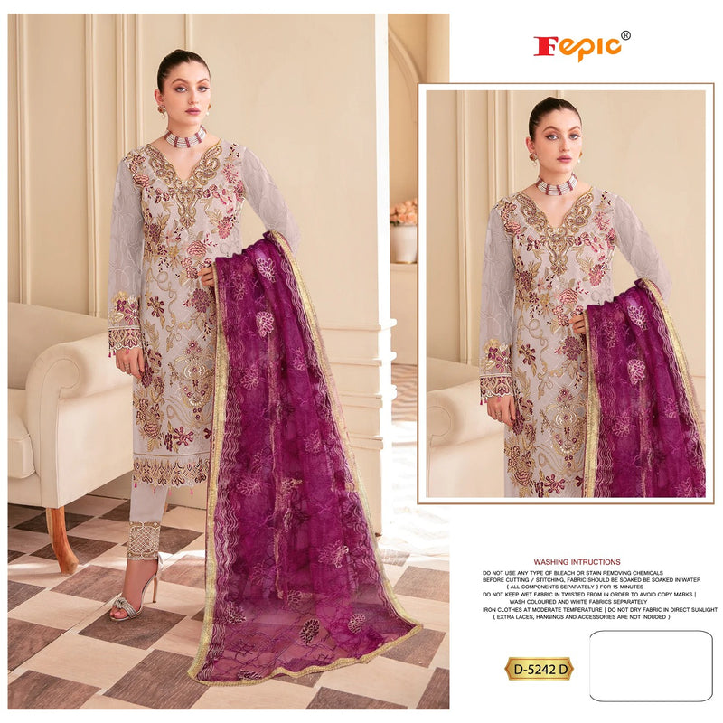 Fepic Rosemeen 5242 Georgette With Beautiful Fancy Work Stylish Designer Pakistani Salwar Kameez