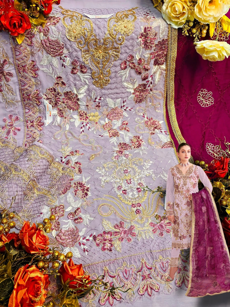 Fepic Rosemeen 5242 Georgette With Beautiful Fancy Work Stylish Designer Pakistani Salwar Kameez
