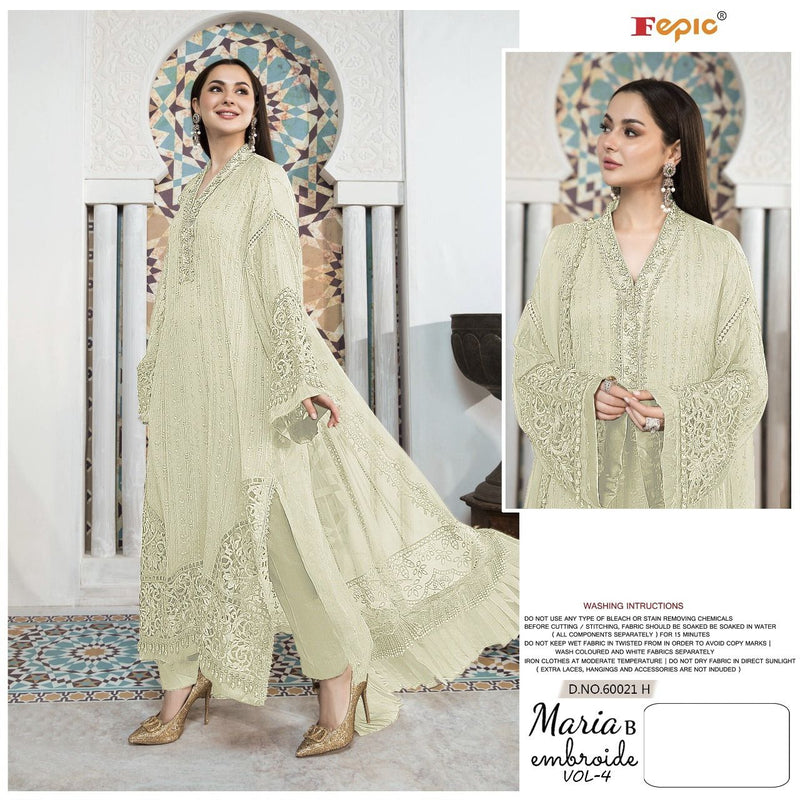 Fepic Rosemeen 60021 Georgette With Heavy Embroidery Work Stylish Designer Party Wear Salwar Kameez