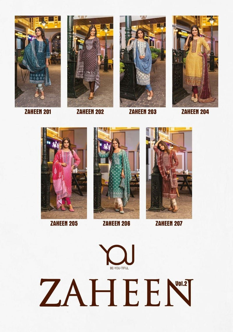 Wanna Zaheen Chanderi With Beautiful Work Stylish Designer Attractive Look Fancy Kurti