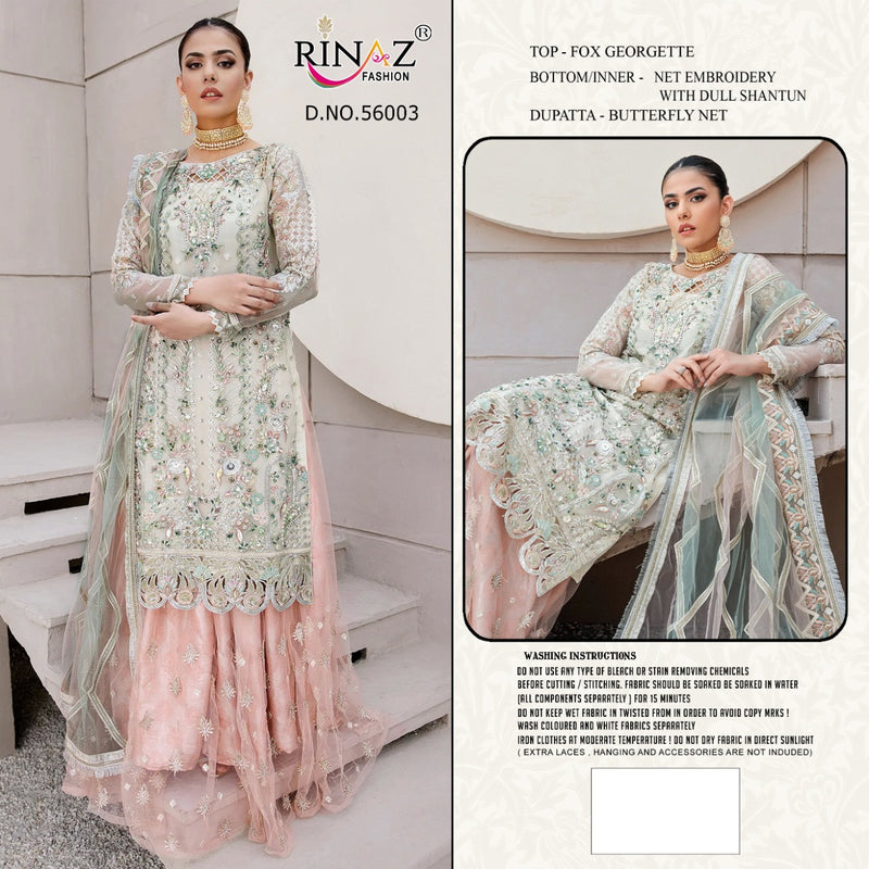 Rinaz Fashion Emaan Adeel Vol 04 Georgette With Heavy Embroidery Work Stylish Designer Party Wear Fancy Salwar Kameez