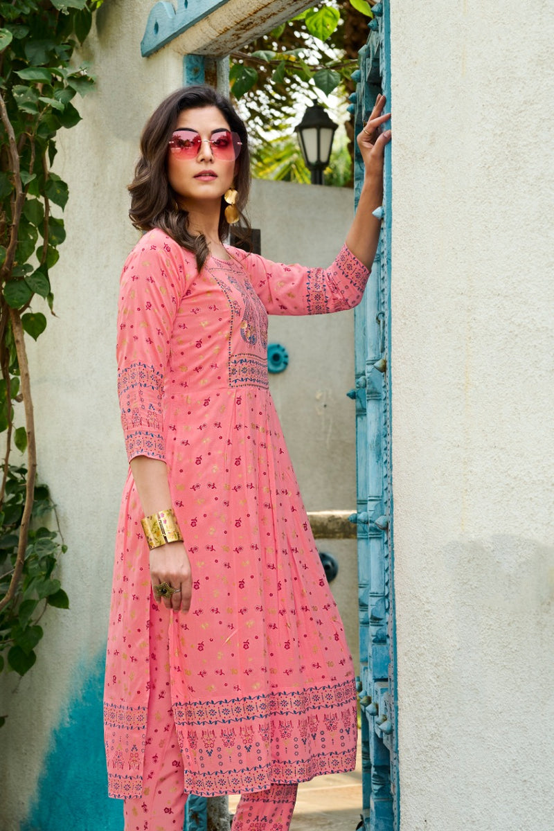 Rangjyot Saarvi Vol-1 Rayon With Foil Printed Work Stylish Designer Attractive Look Fancy Kurti