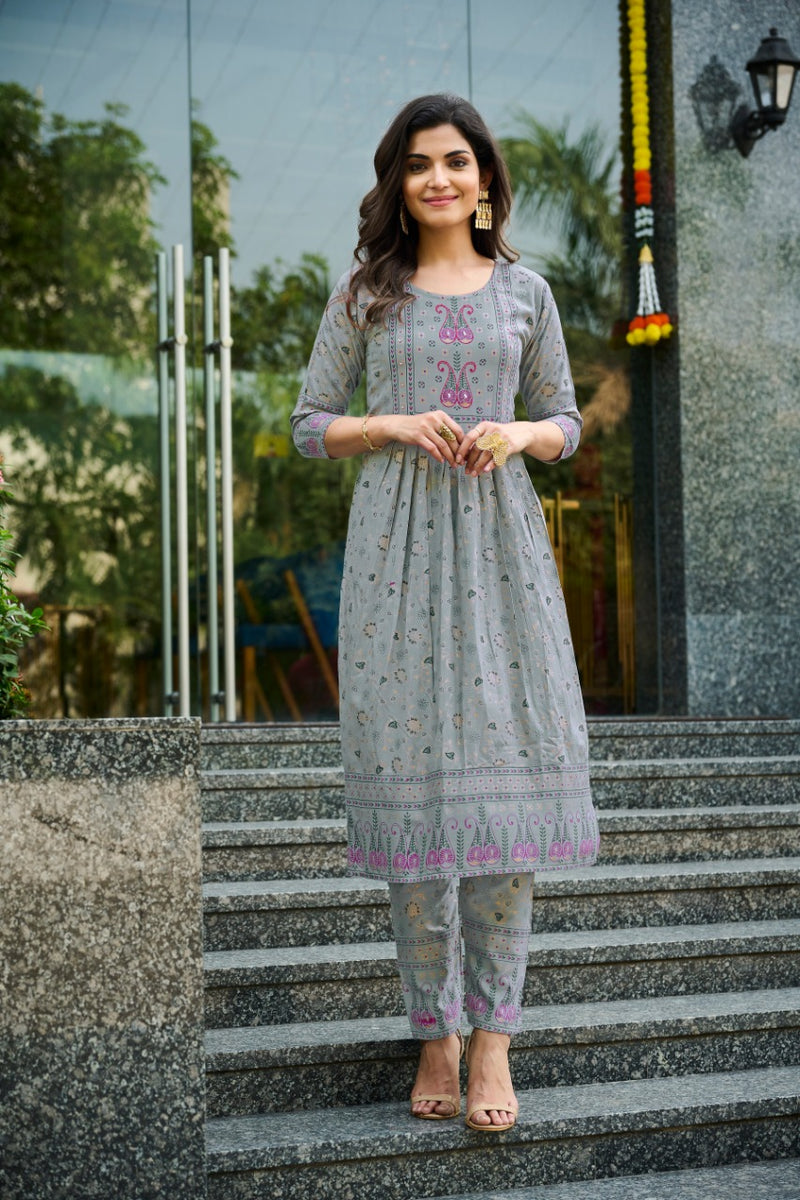 Rangjyot Saarvi Vol-1 Rayon With Foil Printed Work Stylish Designer Attractive Look Fancy Kurti