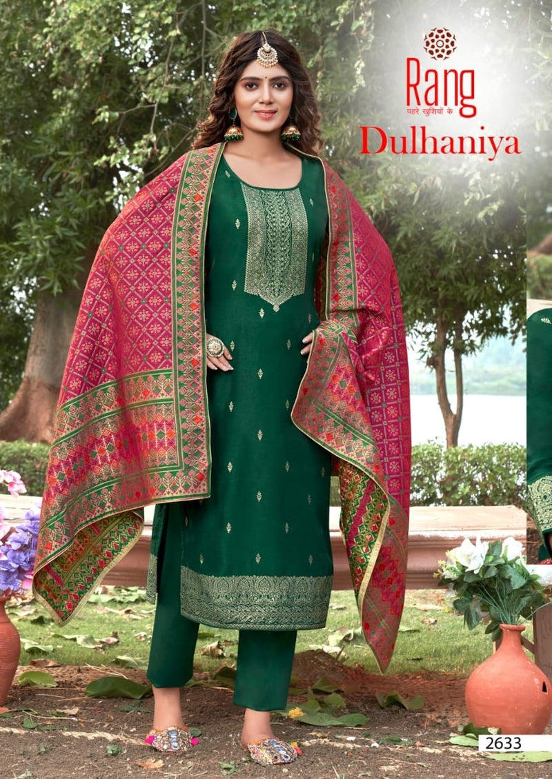 Rang Dulhaniya Viscose With Embroidery Work Stylish Designer Party Wear Salwar Kameez