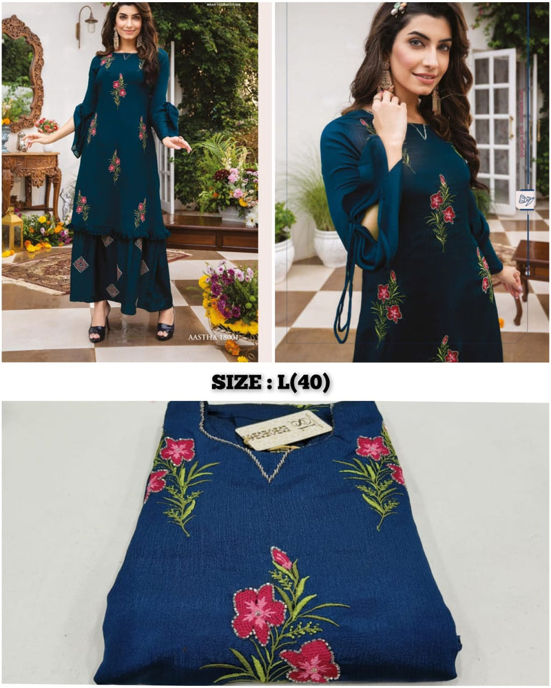 18 Attitude Aastha Vol 18 Viscose With Beautiful Work Stylish Designer Attractive Look Fancy Kurti