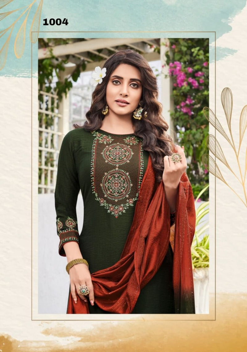 Ladies Flavour Copper Stone Vol 11 Viscose With Beautiful Work Stylish Designer Party Wear Fancy Kurti