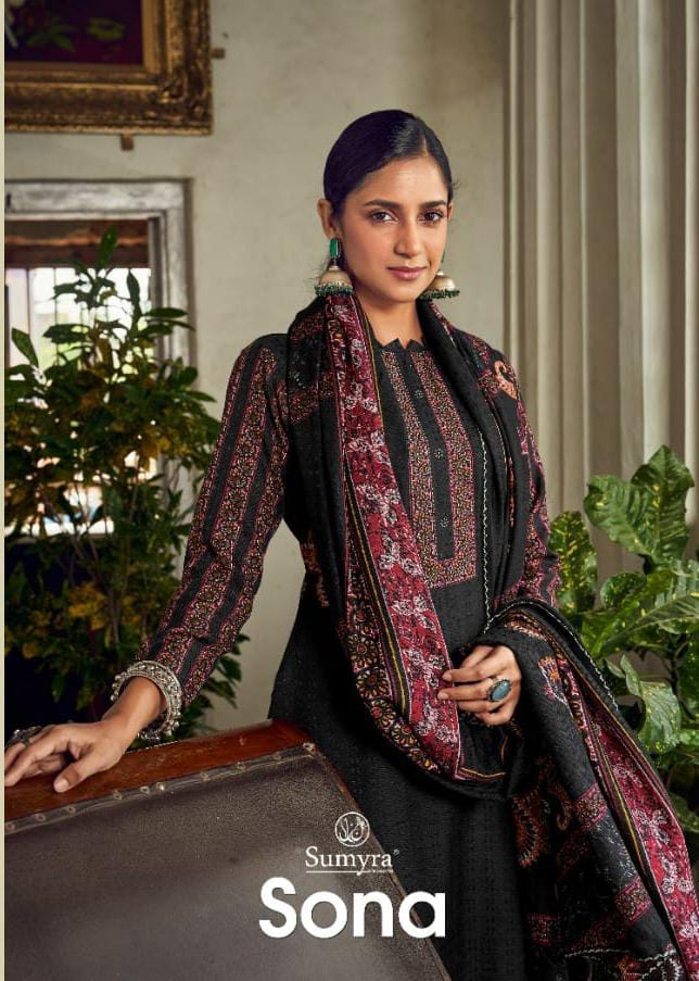 Radhika Fashion Sumyra Pashmina With Heavy Beautiful Work Stylish Designer Casual Look Salwar Kameez