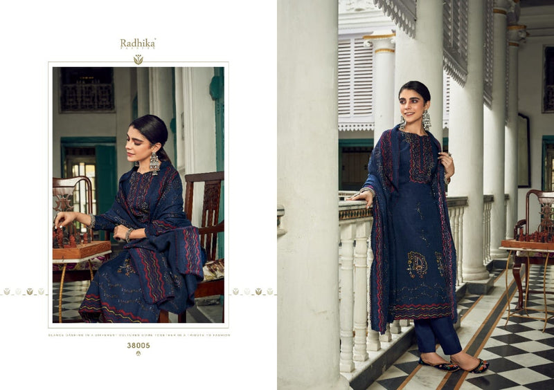 Radhika Fashion Sumyra Pashmina With Heavy Beautiful Work Stylish Designer Casual Look Salwar Kameez