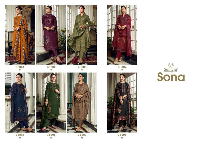 Radhika Fashion Sumyra Pashmina With Heavy Beautiful Work Stylish Designer Casual Look Salwar Kameez