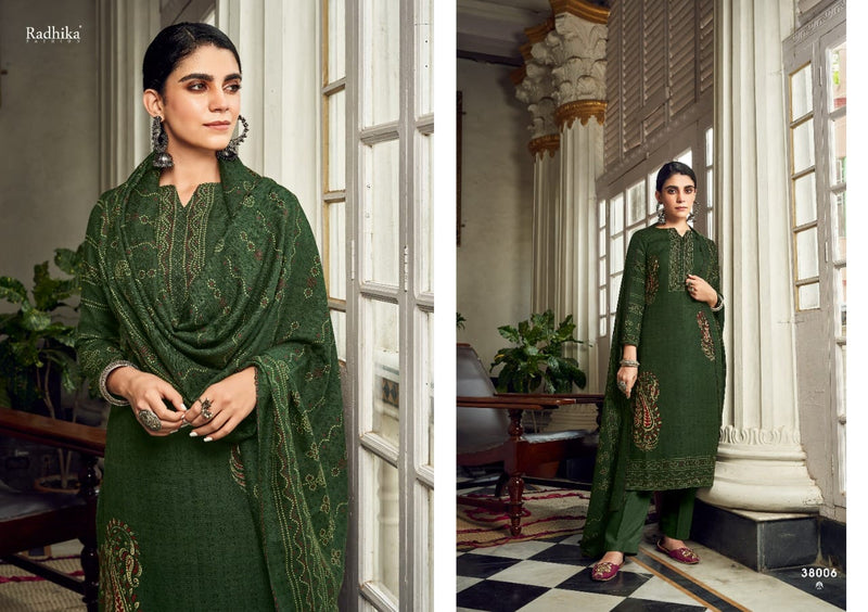 Radhika Fashion Sumyra Pashmina With Heavy Beautiful Work Stylish Designer Casual Look Salwar Kameez