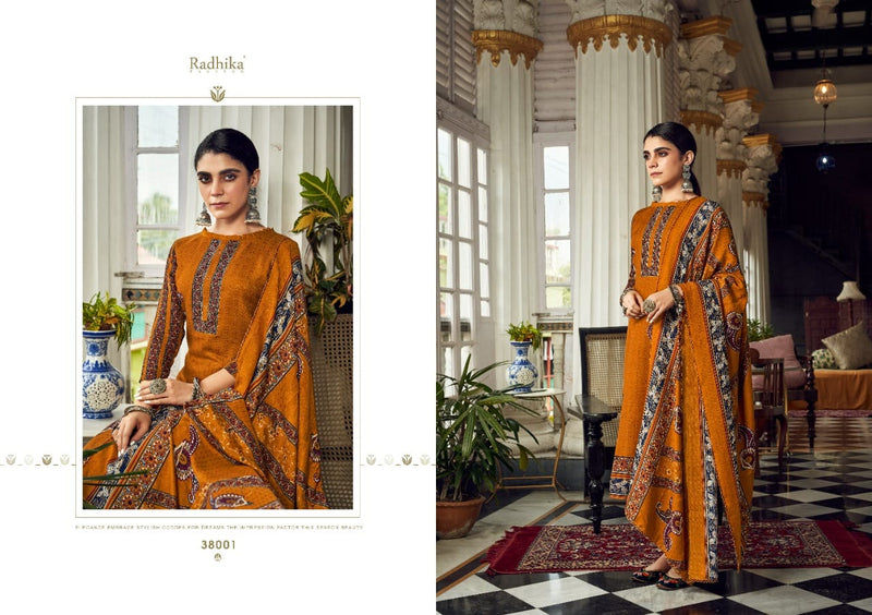 Radhika Fashion Sumyra Pashmina With Heavy Beautiful Work Stylish Designer Casual Look Salwar Kameez
